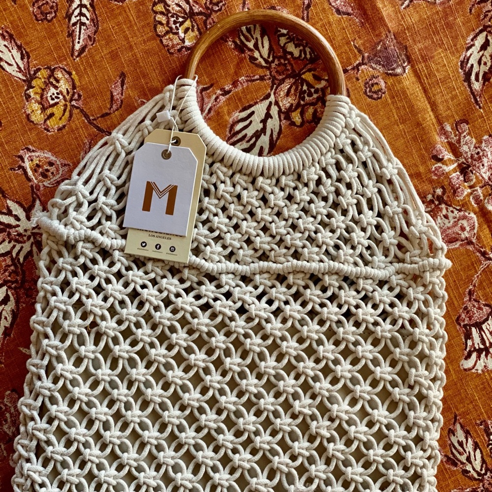 MeliaBianco boho Natalie tote and clutch